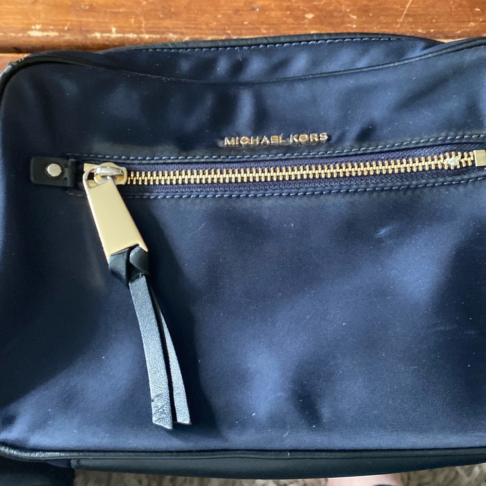 Navy blue used Michael Kors purse